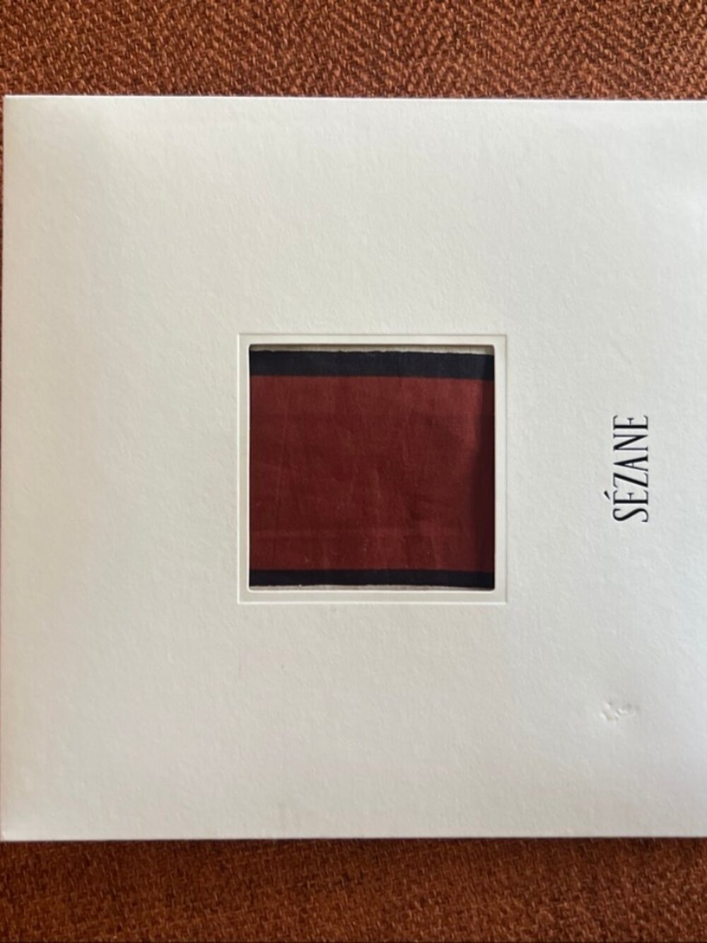 Sézane Foulard Monogramme Scarf — New in Box
